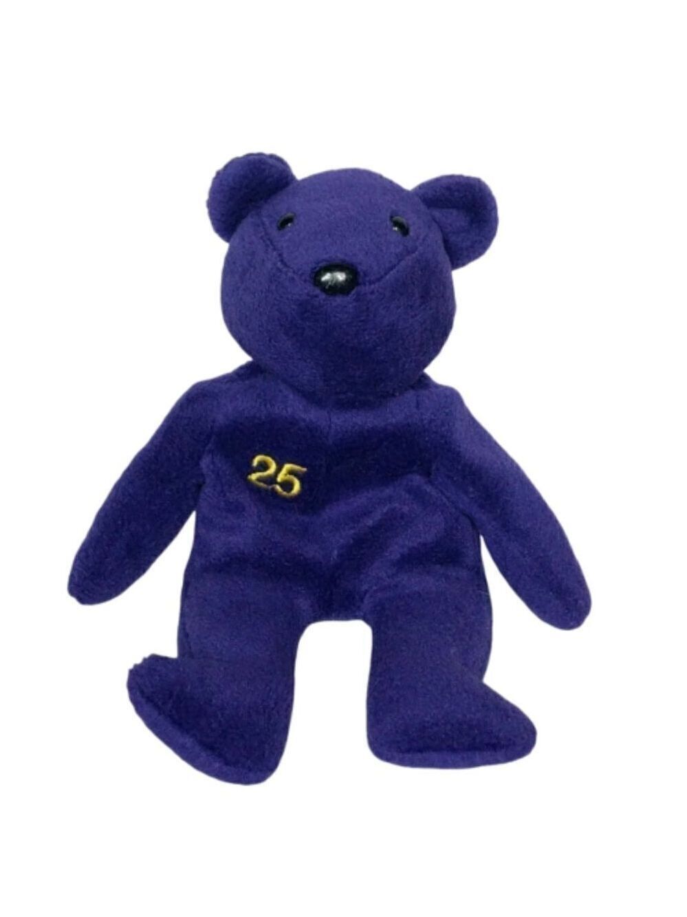 Salvinos McGwire MLB Purple Teddy Bear Plush 8.75 Inch